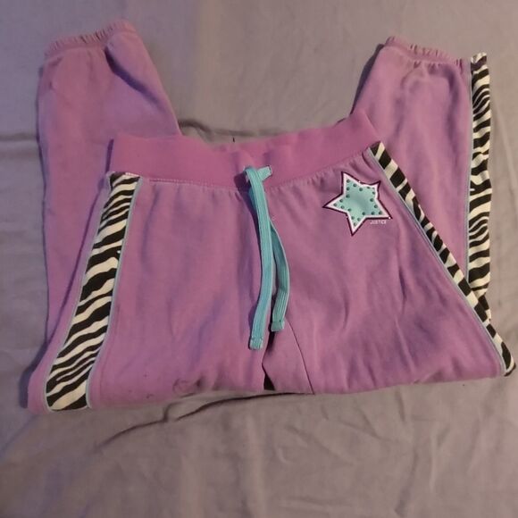 Justice brand sweat pants Size: 10   (0109) - Picture 1 of 6